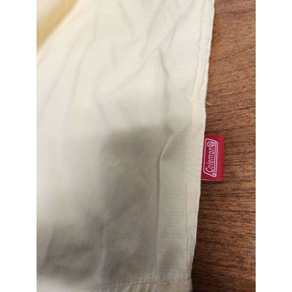 Coleman 2X YELLOW Fishing, Vented Casual Short Sleeve Button Up with velcro and - Picture 7 of 10